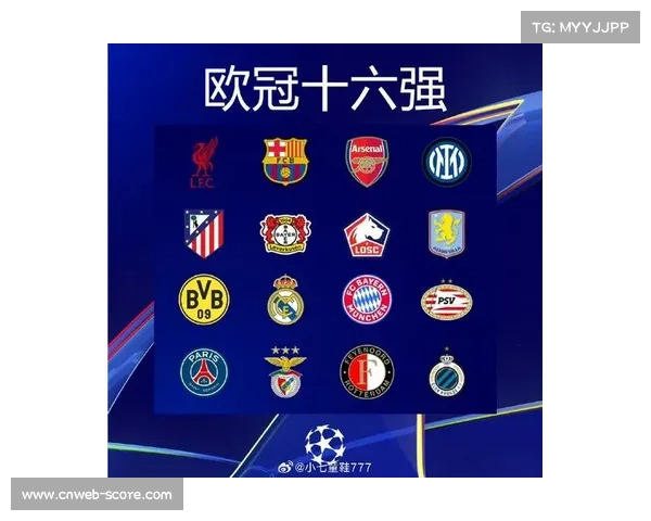 欧冠16强全员确定后,2月27日举行1-8决赛、1-4决赛、半决赛抽签